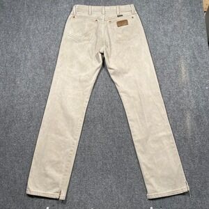 Wrangler 1013MWZ Mens Tan Classic Straight Leg Denim Jeans 30x34 (Fits 28x32)